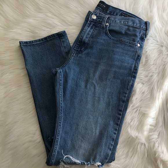 PacSun Distressed Slim Fit Blow Out Knee Jeans Medium Wash Size 32 x 32 - Picture 8 of 12